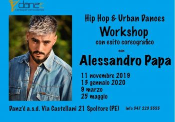 Corso di Hip hop e Urban dance con Alessandro Papa.